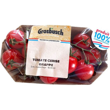 TOMATE CERISE GRAPPE GROSBUSCH 10X250G LUXEMBOURG